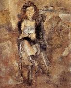 Cloth put on the Female-s waist Jules Pascin